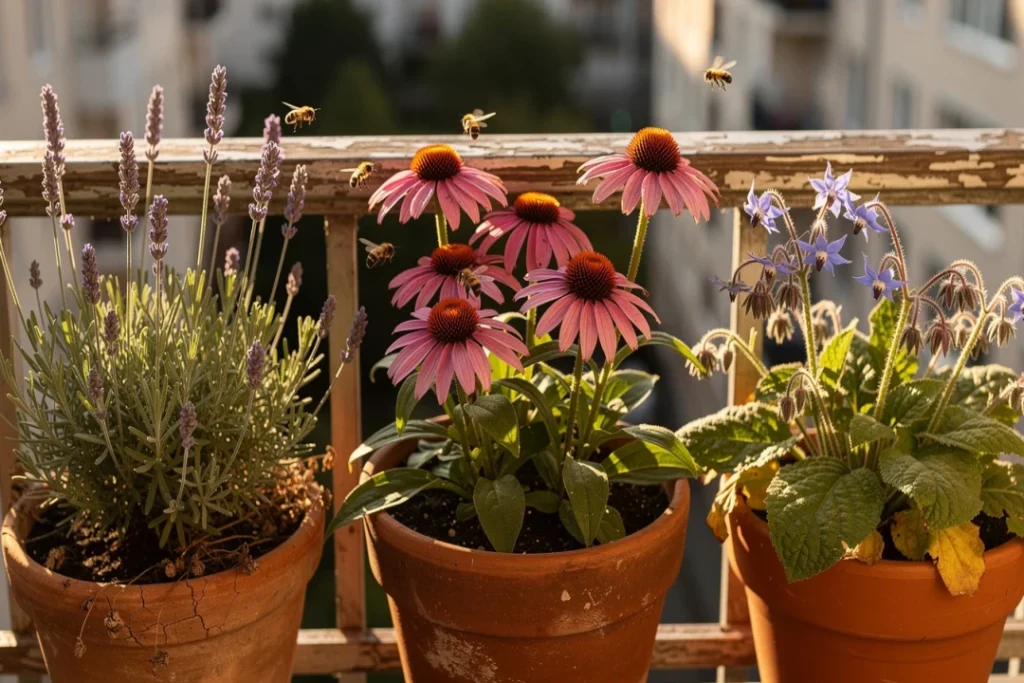 Quelles plantes mellifères installer sur son balcon pour attirer les abeilles ?