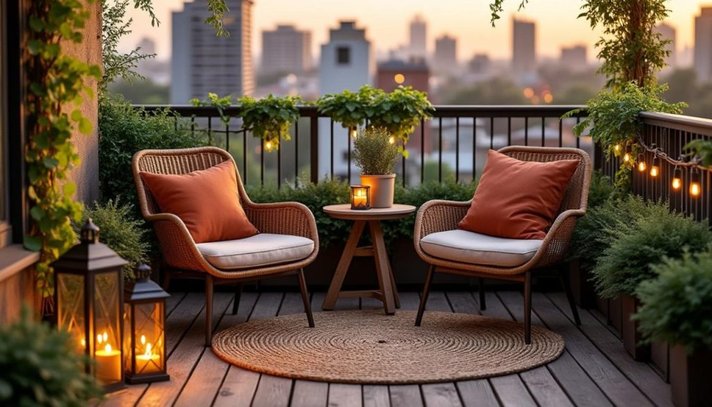 découvrez nos idées déco pour transformer un petit balcon en un coin cosy et chaleureux, parfait pour se détendre en toute saison.