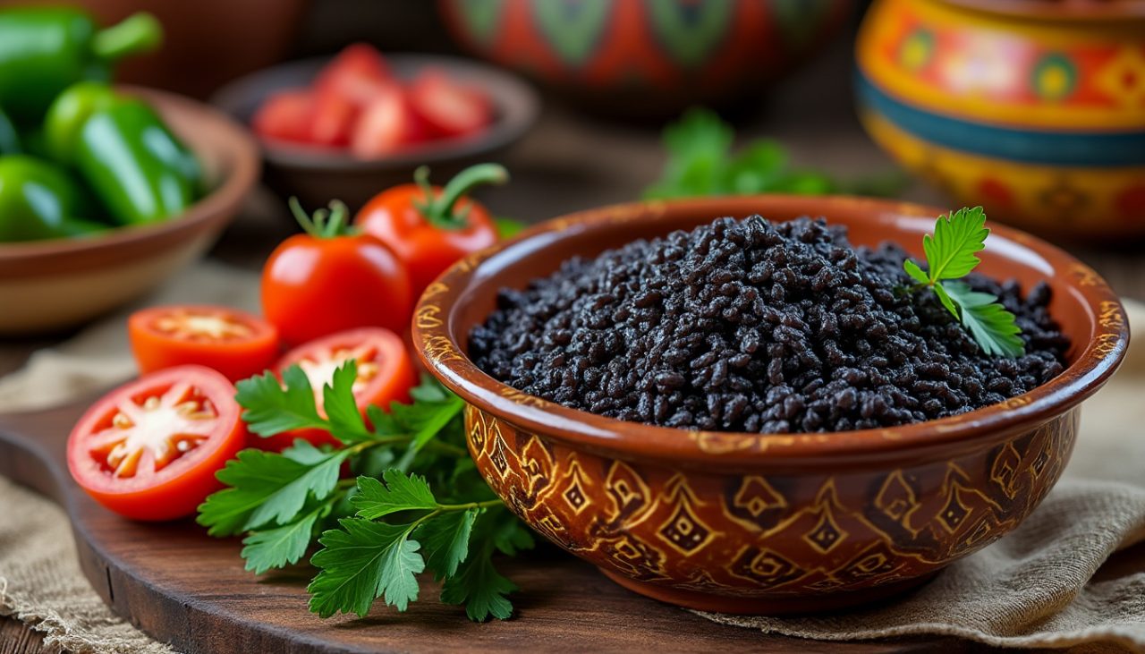 découvrez la recette traditionnelle du riz djon-djon haïtien, un plat authentique à base de champignons noirs aux saveurs riches et délicieuses.