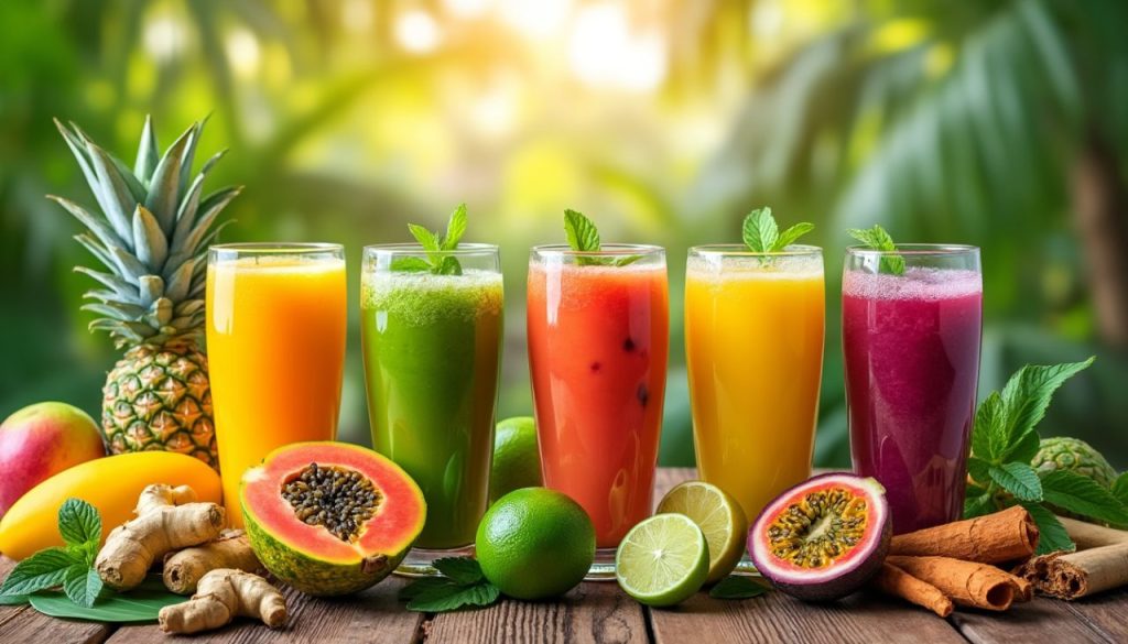 découvrez 5 recettes de jus détox inspirées de la tradition caribéenne pour purifier votre corps tout en savourant des saveurs tropicales naturelles et revitalisantes.