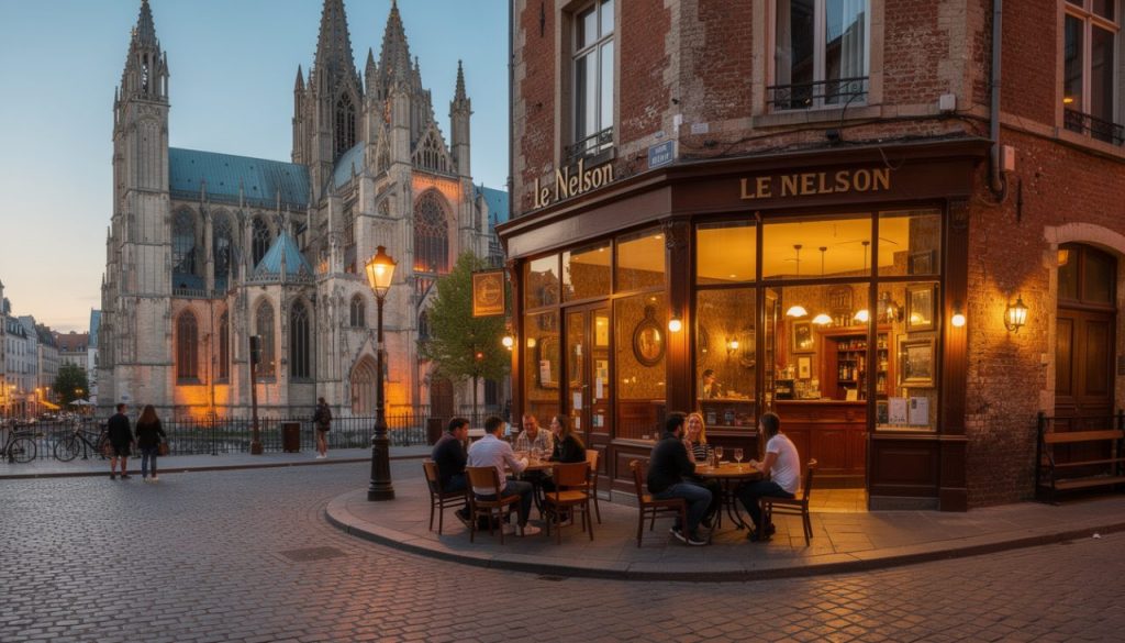 le nelson, bar chaleureux situé au cœur du quartier près de la cathédrale, vous accueille pour des moments conviviaux autour de boissons de qualité et d'une ambiance authentique.