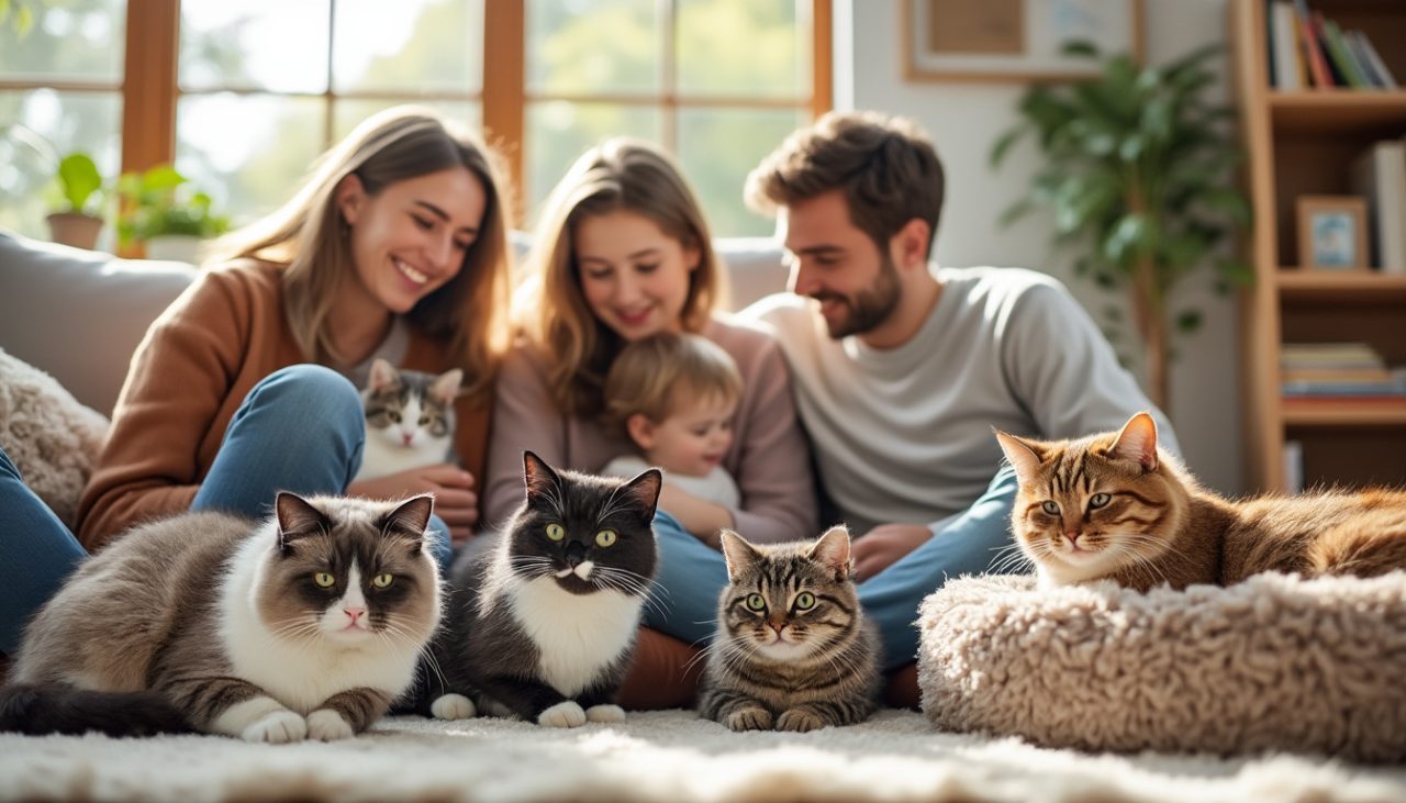 découvrez les races de chats les plus affectueuses, idéales pour une vie de famille harmonieuse et pleine d'amour.